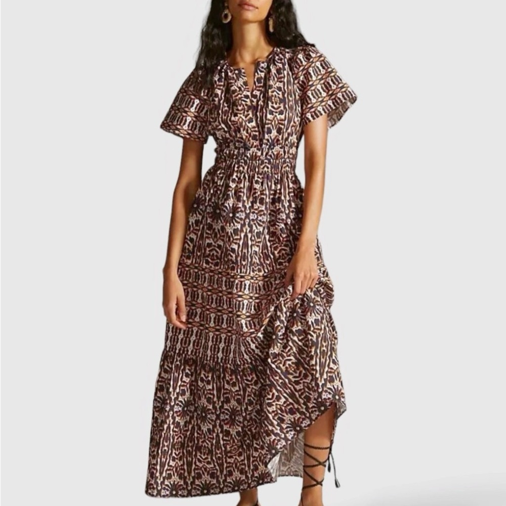 Anthropologie Maeve Somerset Maxi Dress Size M